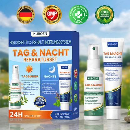 KUBOZN® Psoriasis Tag & Nacht System – 100% steroidfrei gegen Schuppen & Plaque (offer)