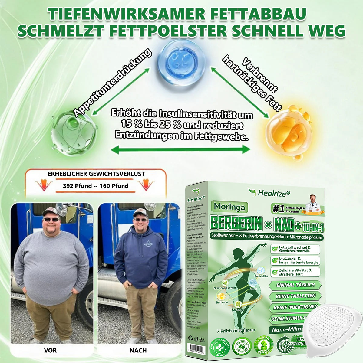 💗 DE 𝐎𝐟𝐟𝐢𝐜𝐢𝐚𝐥  𝐒𝐭𝐨𝐫𝐞 | 🧑‍⚕️🩺 Healrize® 𝙈𝙤𝙧𝙞𝙣𝙜𝙖 𝗕𝗲𝗿𝗯𝗲𝗿𝙞𝙣×  𝙉𝘼𝐃+ 𝟏𝟎-𝐢𝐧-𝟏 𝙁𝙤𝙧𝙩𝙨𝙘𝙝𝙧𝙞𝙩𝙩𝙡𝙞𝐜𝐡𝐞𝐬  𝙉𝙖𝙣𝙤𝙢𝙞𝙠𝙧𝙤𝙣𝙖𝐝𝐞𝐥-𝐏𝐟𝐥𝐚𝙨𝙩𝙚𝙧 — Einmal täglich. Sichtbare Ergebnisse in 7 Tagen.