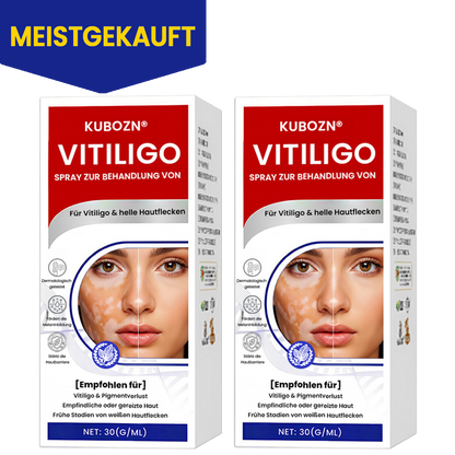 Kubozn® Spray gegen Vitiligo — Dermatologisch getestet, pflanzlich & steroidfrei