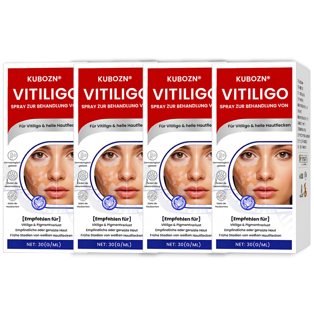 Kubozn® Spray gegen Vitiligo — Dermatologisch getestet, pflanzlich & steroidfrei
