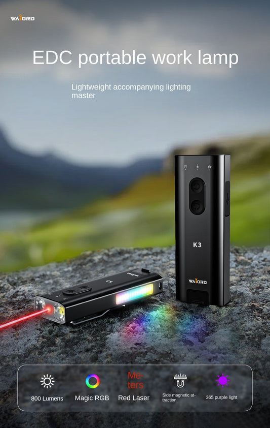 Cvreoz® K3 UltraMulti EDC Keychain Tool