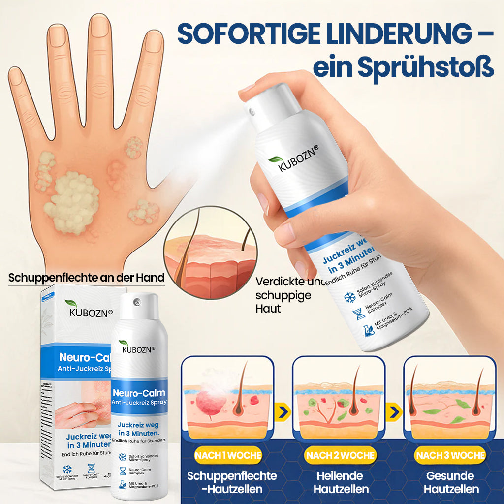 ✅KUBOZN® Magnesium Kräuter-Psoriasis Spray – TÜV Geprüft (Lindert Psoriasis & Ekzeme, verbessert bakterielle Hautinfektionen im Intimbereich, unterstützt bei Akne & Warzen) (Copy)