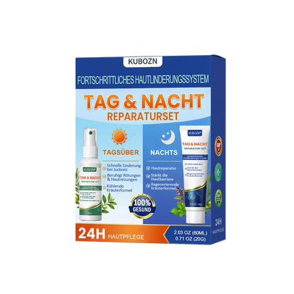 KUBOZN® Psoriasis Tag & Nacht System – 100% steroidfrei gegen Schuppen & Plaque (offer)