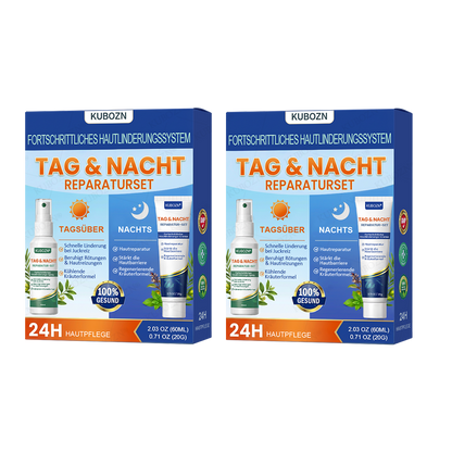 KUBOZN® Psoriasis Tag & Nacht System – 100% steroidfrei gegen Schuppen & Plaque (offer)