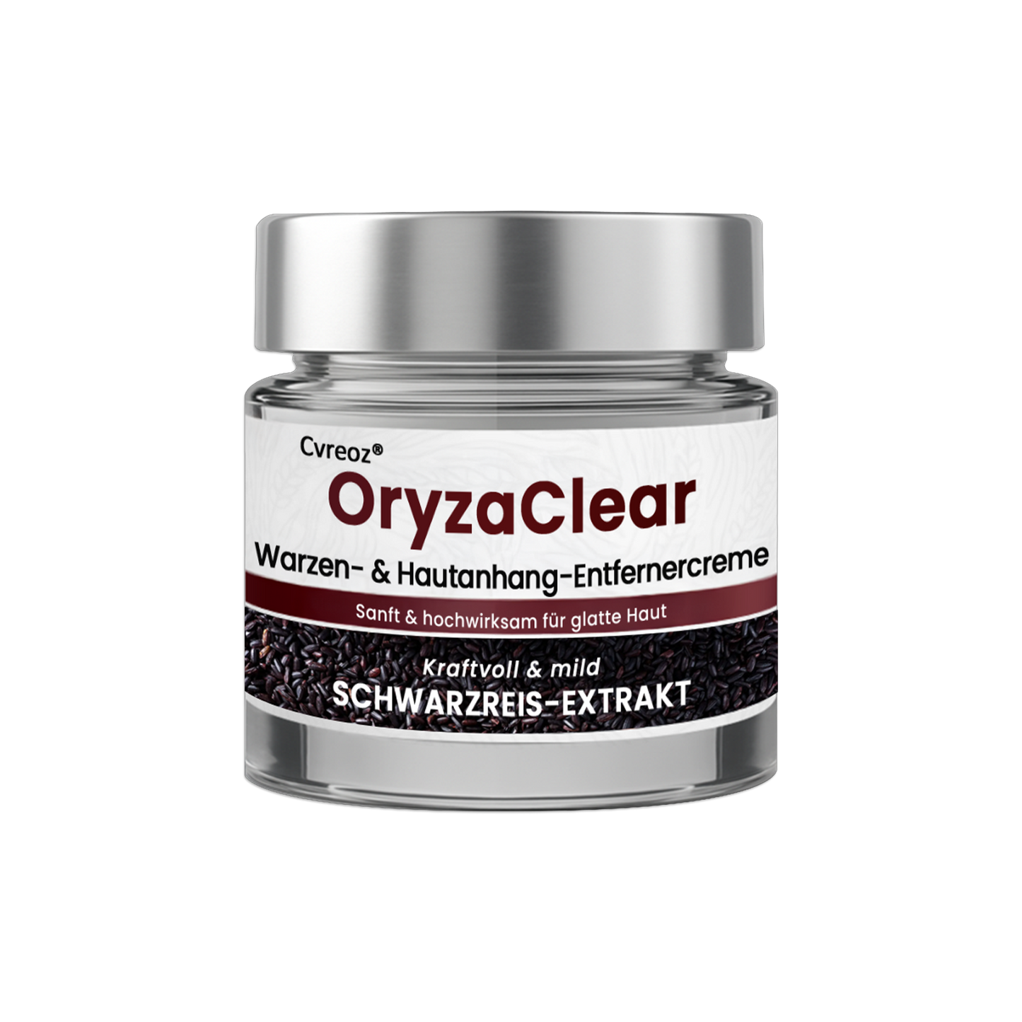 ⭐ Cvreoz® OryzaClear – Schwarzreis-Extrakt Creme gegen Hautanhänge & raue Stellen – sanft, pflanzlich & sichtbar wirksam