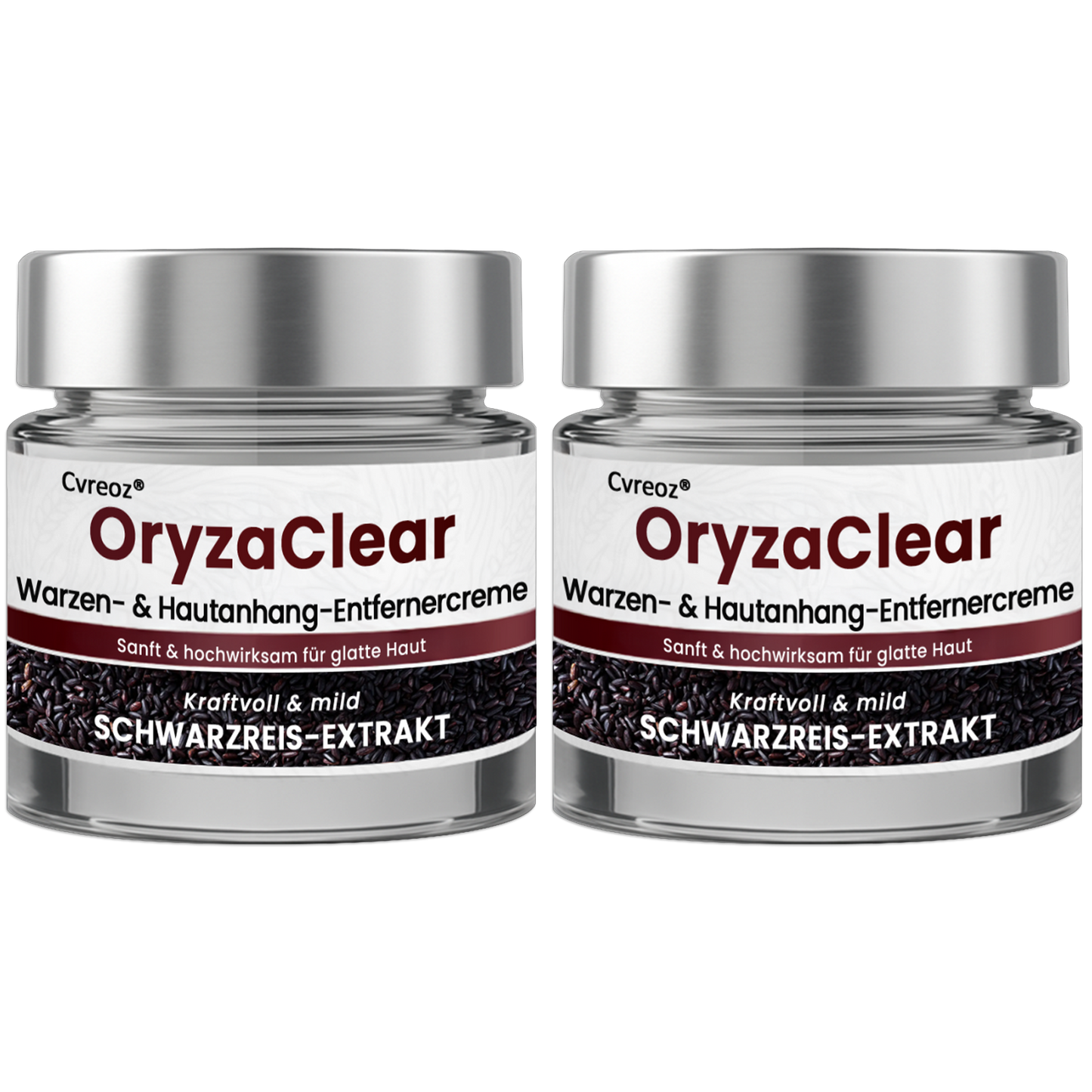 ⭐ Cvreoz® OryzaClear – Schwarzreis-Extrakt Creme gegen Hautanhänge & raue Stellen – sanft, pflanzlich & sichtbar wirksam