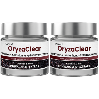 ⭐ Cvreoz® OryzaClear – Schwarzreis-Extrakt Creme gegen Hautanhänge & raue Stellen – sanft, pflanzlich & sichtbar wirksam