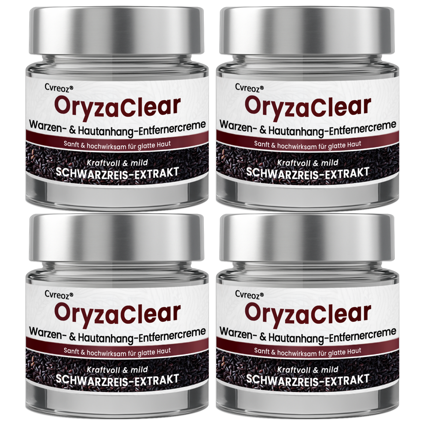 ⭐ Cvreoz® OryzaClear – Schwarzreis-Extrakt Creme gegen Hautanhänge & raue Stellen – sanft, pflanzlich & sichtbar wirksam