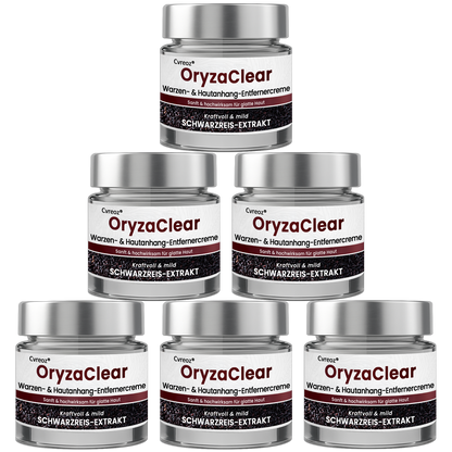 ⭐ Cvreoz® OryzaClear – Schwarzreis-Extrakt Creme gegen Hautanhänge & raue Stellen – sanft, pflanzlich & sichtbar wirksam
